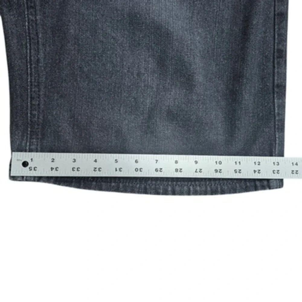 ENYCE Men's Size 44 Rinsed Black Denim Jean Shorts Baggy Fit Y2K Hip Hop Style